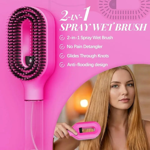 2-in-1 Hydrating Hair Brush